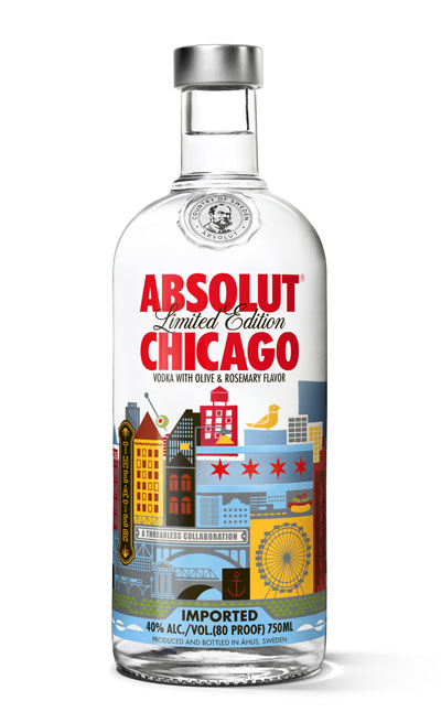 Absolut Pays Homage To The Windy City And Introduces A Chicago-Inspired Flavor In A Crowdsource Designed Bottle