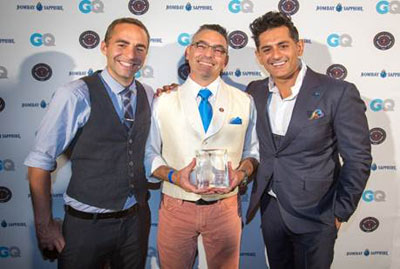 From left: Nathan Gerdes (2012 National Winner), Julio Cabrera, Raj Nagra (Bombay Sapphire Global Brand Ambassador) From left: Nathan Gerdes (2012 National Winner), Julio Cabrera, Raj Nagra (Bombay Sapphire Global Brand Ambassador)