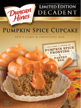Duncan Hines Limited Edition Decadent Pumpkin Spice Cupcake Mix