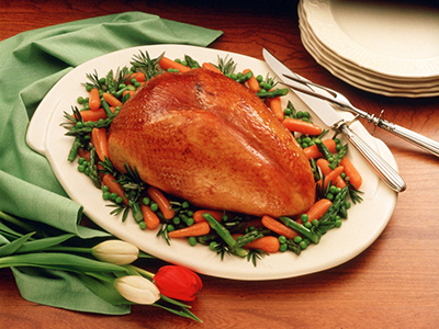 Turkey Breast with Honey-Mustard Glaze