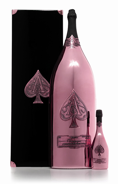 Armand De Brignac Creates Largest Rose Champagne Bottle Ever Produced