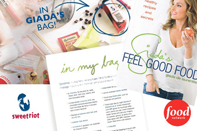 sweetriot joins Giada De Laurentiis’ Feel Good Food!