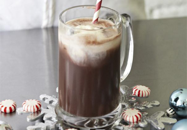 Häagen-Dazs Peppermint Bark Ice Cream Float by Chef Christina Tosi