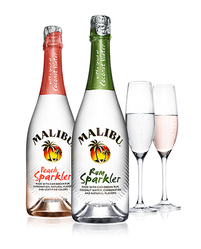 Malibu Pops the Top Off Its Latest Product Innovation: Malibu Rum Sparkler