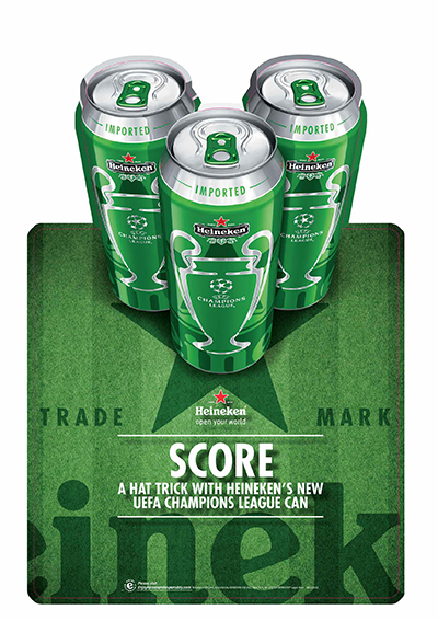 Heineken-UEFA Champions League Retail Program Leverages Excitement of World Class Soccer