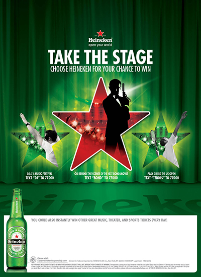 Heineken's Take The Stage Spring Program Invites Consumers To Up Their Game