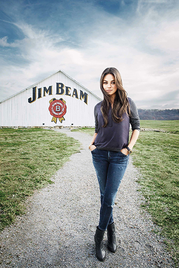 Jim Beam Partners With Mila Kunis For Its First-Ever Global Marketing Campaign, Make History