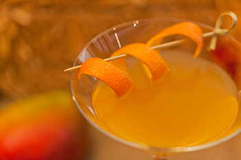 Orange Mango Martini & Orange Mango Mimosa. Cocktail Recipes By Sparkling ICE
