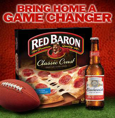 Red Baron, Freschetta and Tony’s Pizza Brands Team with Budweiser to Kick Off The Big Game
