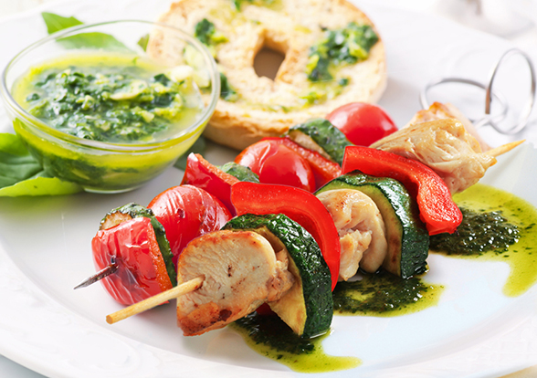 Chicken Kabobs courtesy of Iberia