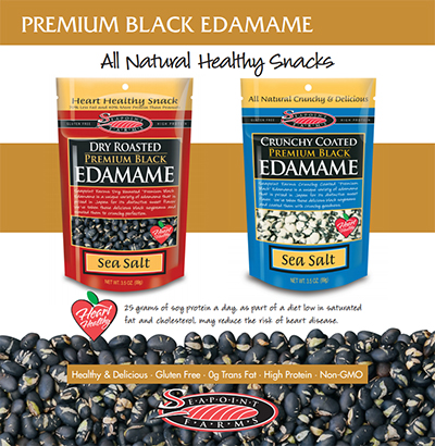 Seapoint Farms to Debut New Dry Roasted Premium Black Edamame Snack at Natural Products Expo West 2014
