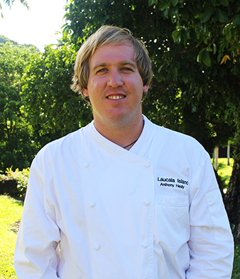 executive chef anthony healy - laucala island
