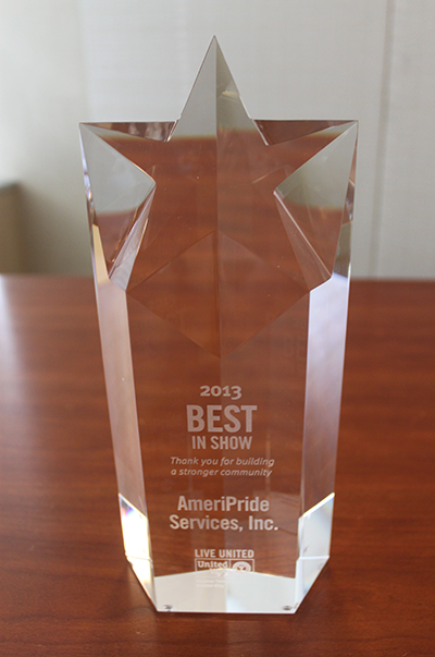 AmeriPride Receives ‘Best in Show’ Award from United Way
