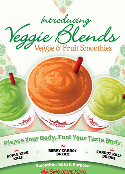 Carrot and Kale Debut on Smoothie King’s Menu