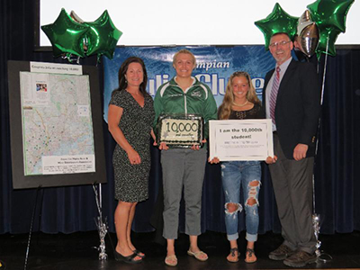 Olympian Julia Clukey Reaches 10,000th Student in Campaign to Promote Good Decisions