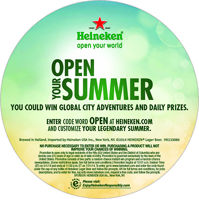 Heineken Unveils ‘”Open Your Summer” Summer Promotion