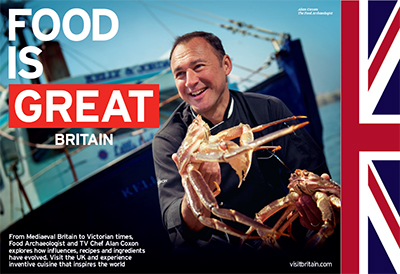 TV Celebrity chef becomes British Ambassador for food, drink and tourism