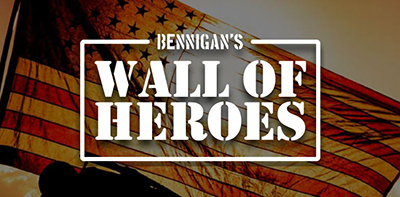 Bennigan’s Calls on Americans Everywhere to Help Honor U.S. Military with ‘Wall of Heroes’