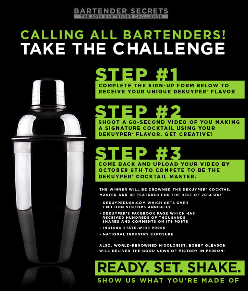 DeKuyper Bartender Challenge!