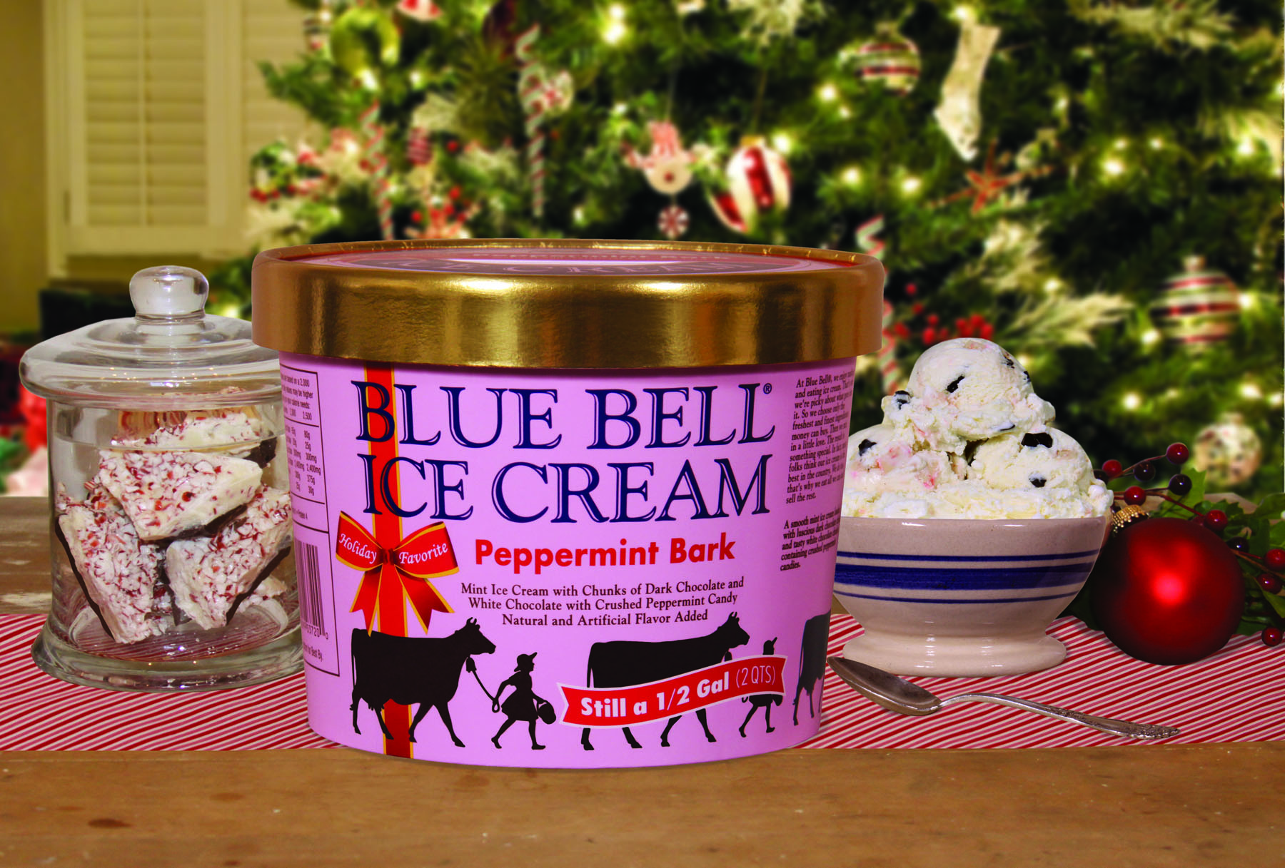 Blue Bell introduces new Holiday Favorite, Peppermint Bark Ice Cream