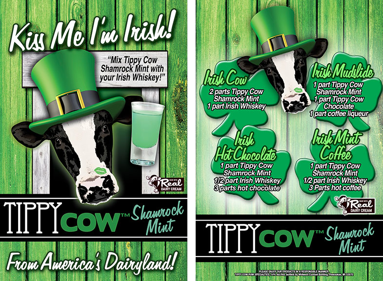 Tippy Cow Shamrock Mint  St. Patrick’s Day Recipes