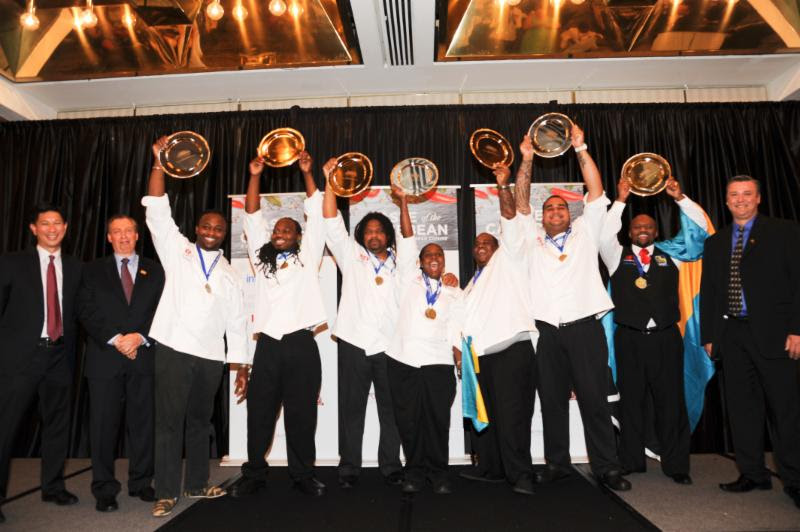 Bahamas celebrates winning the coveted Caribbean National Culinary Team of the Year title