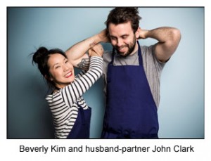 Beverly Kim and husband-partner John Clark