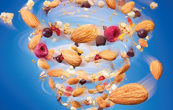 Give the people what they want in a snack. [ALMONDS]