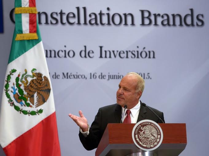 President and CEO of Constellation Brands Rob sands Meets with President Peña Nieto
