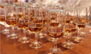 Samples of Jack Daniel’s Single Barrel that were evaluated by the New Hampshire Liquor Commission during a recent trip to the Jack Daniel’s Distillery in Lynchburg, Tennessee.