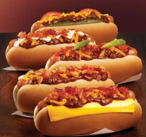 Wienerschnitzel Chili Cheese Dogs
