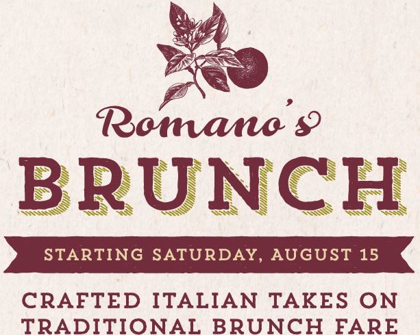 Romano's Macaroni Grill Rolls Out Weekend Brunch