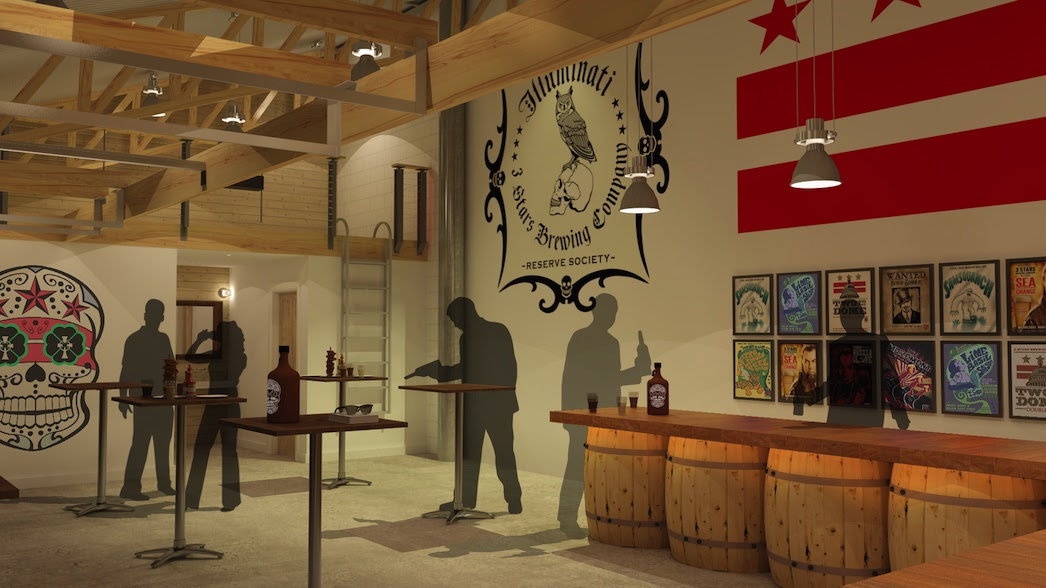 3 Stars Brewery Taps Studio3877 for New Project