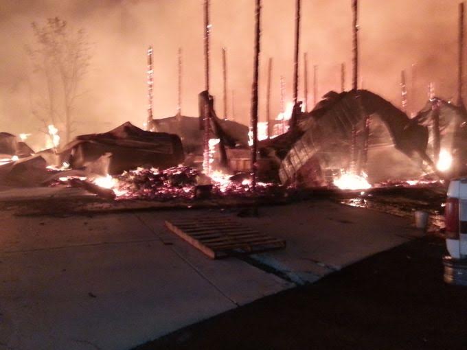 Full Throttle Saloon Fire