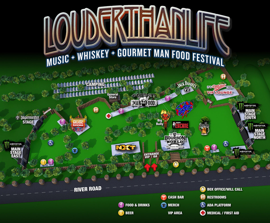 louder than life map