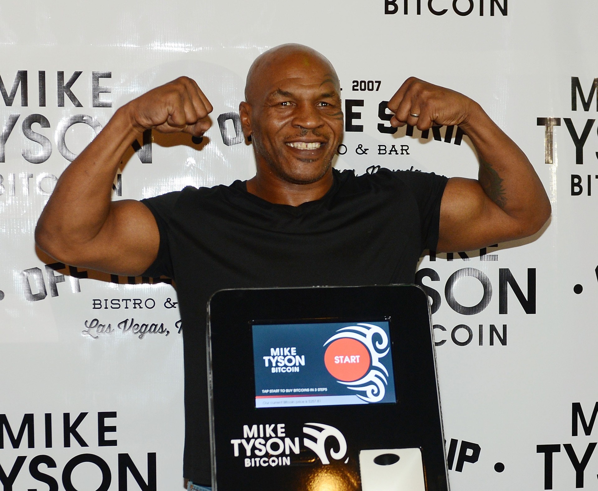 Mike Tyson Unveils World's First Official Mike Tyson Bitcoin ATM at Off The Strip at The Linq