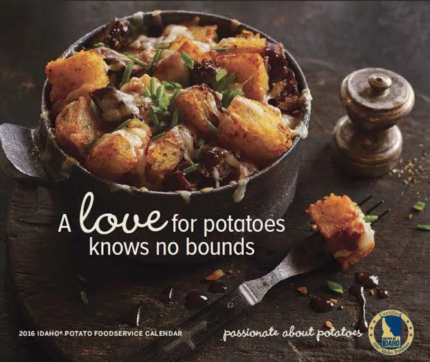 Idaho Potato Commission Foodservice Calendar Offers Innovative Potato Dishes from twelve Chefs