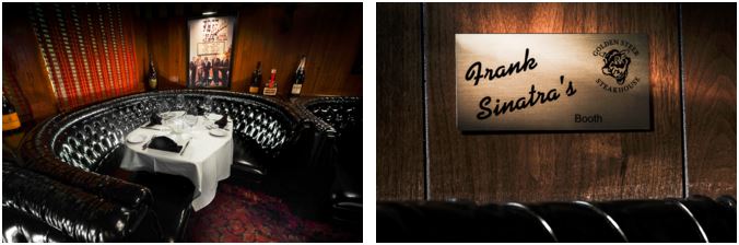 Frank Sinatra's Booth, Number 22 at The Golden Steer Steakhouse (Photo Courtesy of Chris Wessling)