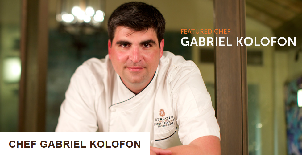 F&B Magazine : Chef of the Month Chef Gabriel Kolofon