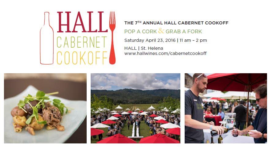 HALL CABERNET COOKOFF RETURNS FOR SEVENTH YEAR ON APRIL 23