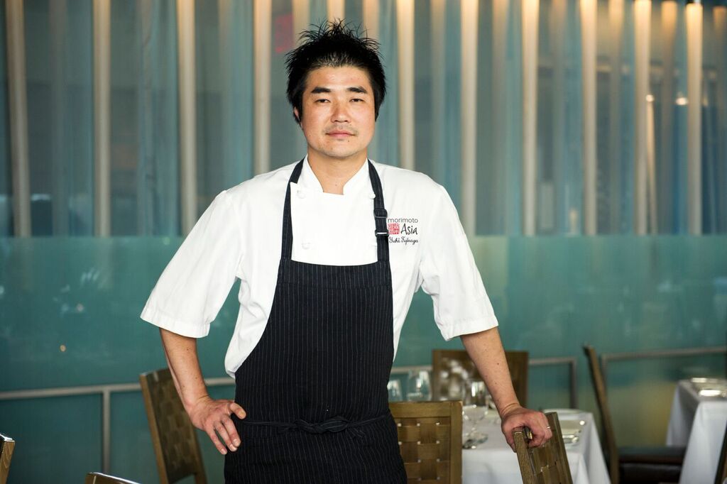 Chef Yuhi as the executive chef of Morimoto Asia in Orlando