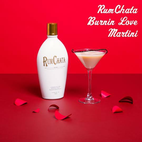 The RumChata Burnin Love Martini