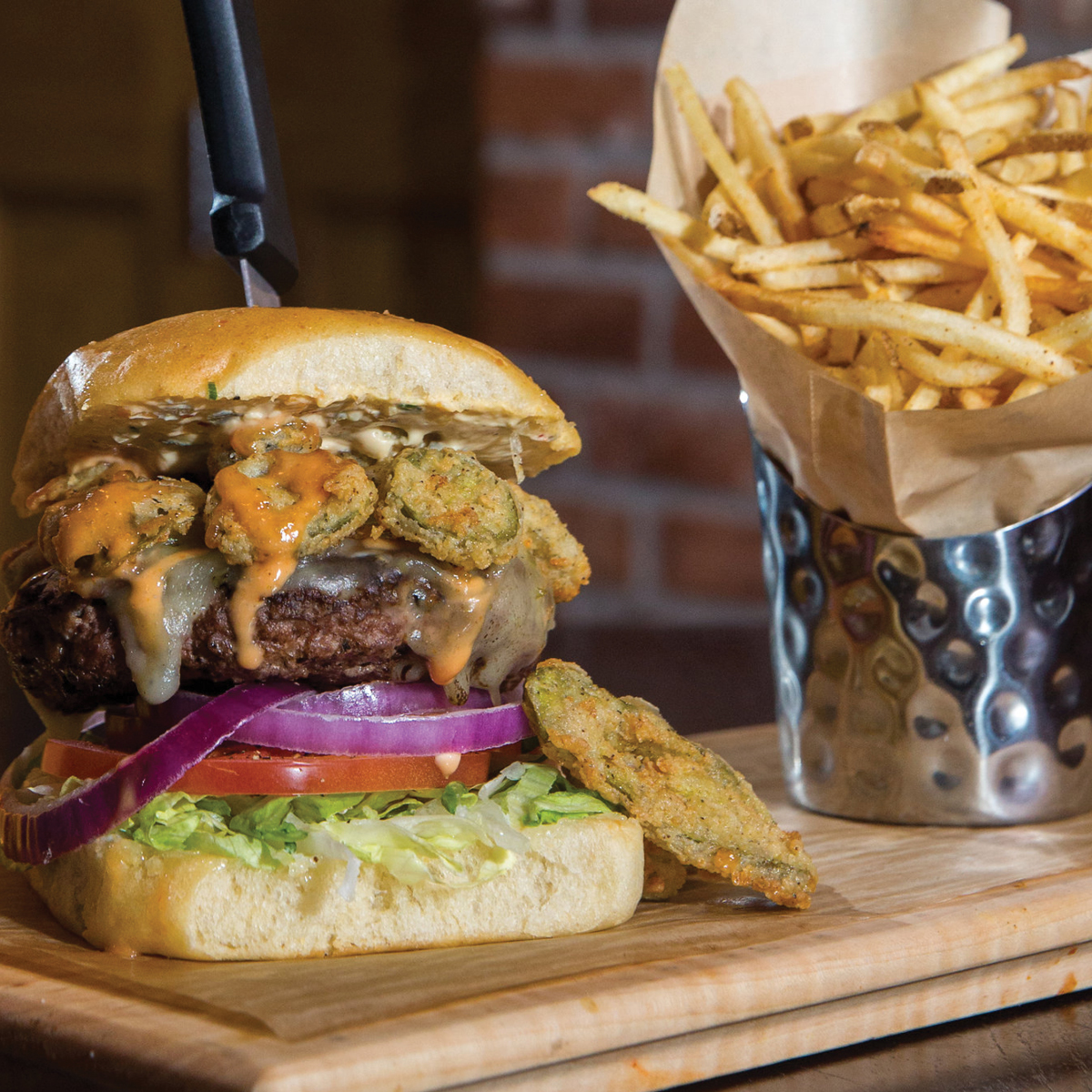 Now That’s a Spicy Burger!