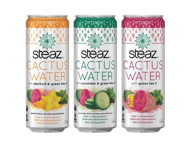 Steaz Cactus Water Launches Today – New Functional and Flavorful Beverage