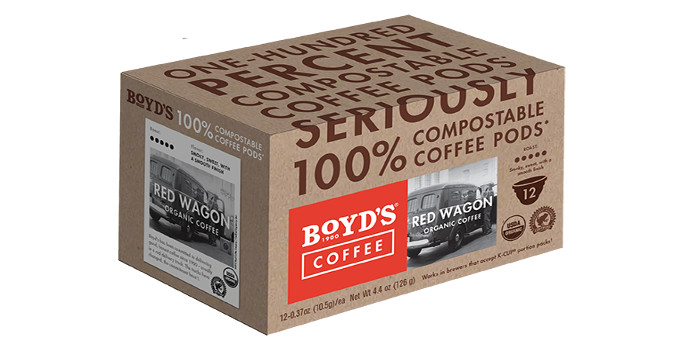 Boyd's Coffee debuts 100% compostable coffee pods at Expo West