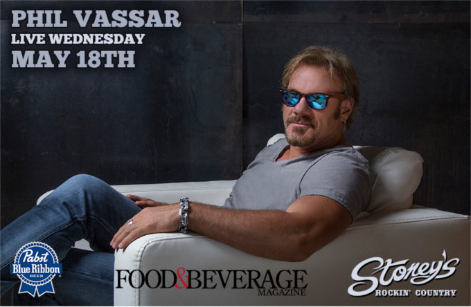 Phil Vassar to Perform at The World Famous Stoney's Rockin' Country on May 18