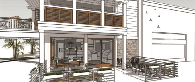VANROOY DESIGN: Cafe Bonaparte Hermosa Beach Renderings