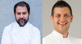 Chefs Enrique Olvera and Chef Matteo Salas