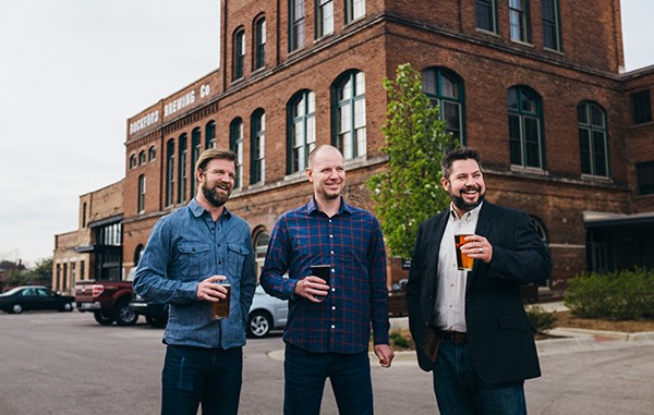 Native Rockfordians all, Reed Sjostrom, Dustin Koch and Chris Manuel are co-owners of Prairie Street Brewing Company in Rockford, Illinois.