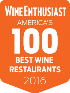 Americas 100 Best Wine Restaurans of 2016